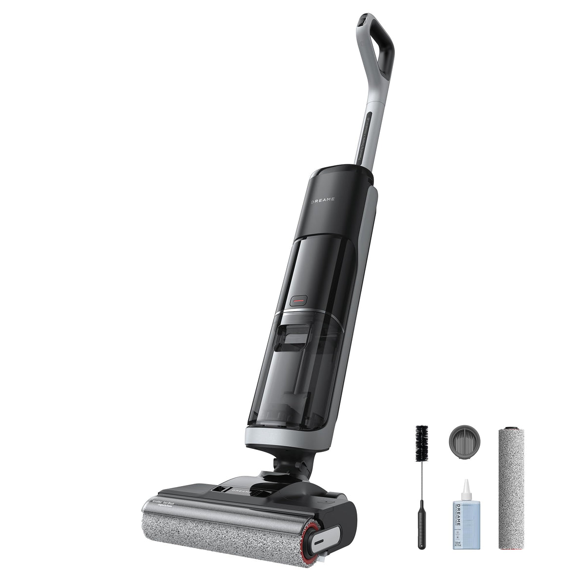 dreame H14 Pro Nass- und Trockensauger, 180° Lie-Flat, 60 °C Bürstenpflege, 5-min Trocknung, automatische Lösungsmittelverteilung, App-Steuerung, Doppelrotationsbürste, 18 kPa Saugkraft, Doppelkante