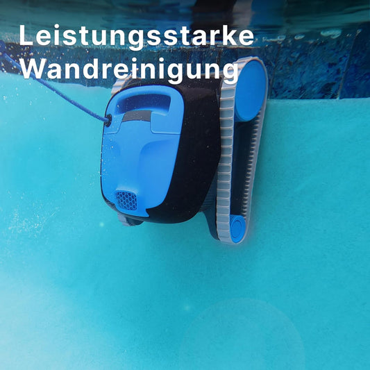 Dolphin Nautilus CC Poolroboter mit Kabel, Boden- und Wandreinigung, energiesparend, für Einbaupools bis 10 mf