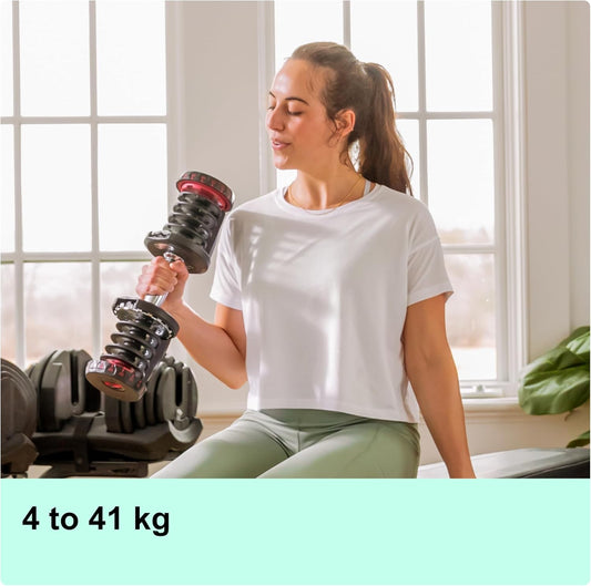 Bowflex SelectTech: Verstellbare Einzelhantel mit Gewichtssysteml