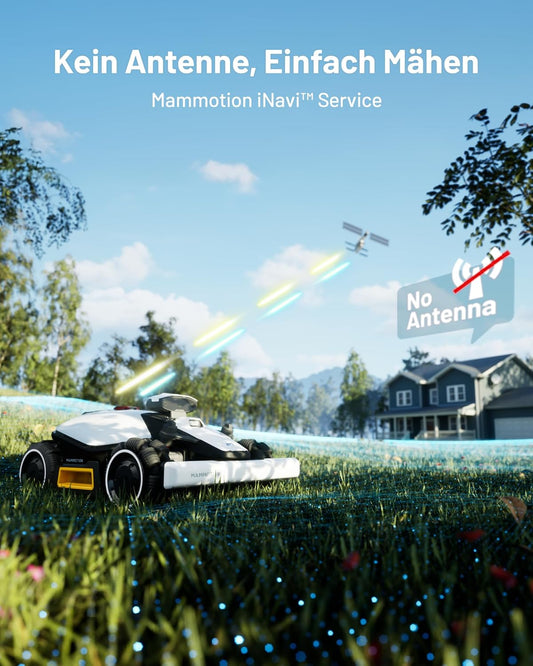MAMMOTION LUBA mini AWD 1500 Mähroboter 1500 m², NetRTK+Vision, ohne Kabel, 80 % Steigungf