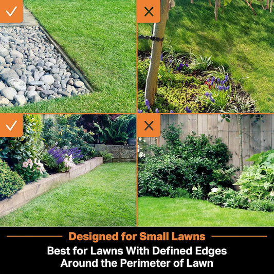 LawnMaster OcuMow™ 24V kabelloser Roboter-Rasenmäher & Trimmerf