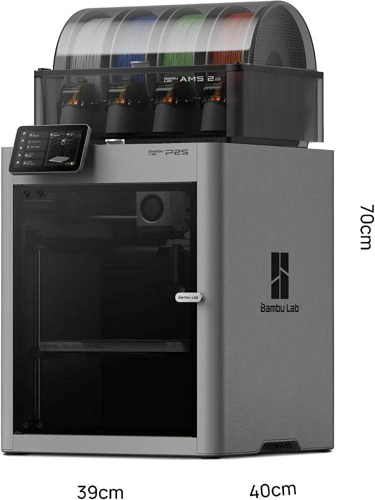 Bambu Lab P2S Combo, P2S 3D Printer & AMS 2 Pro, Multi-Color 3D Printing