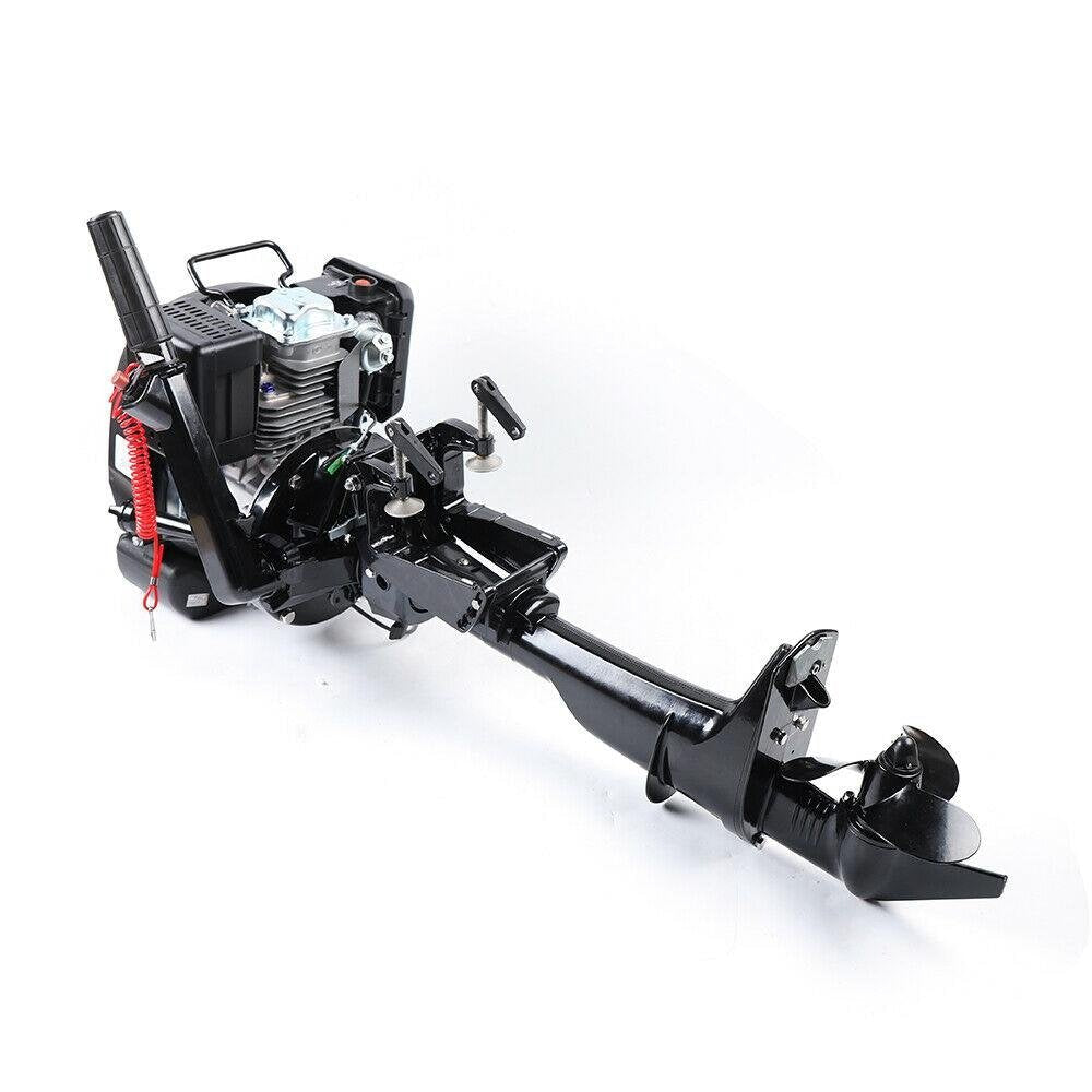 Hangkai Water Cooled 2 Stroke 6HP Outboard Motor Petrol Powered Engine