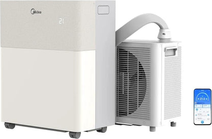 Midea PortaSplit-E Tragbare Klimaanlage 12000 BTU Heizung Kühlung, Fernbedienungl