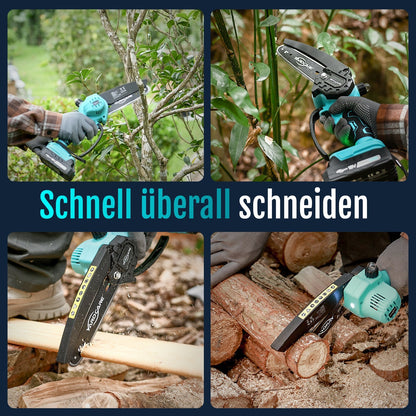 YARDCARE 6" bürstenlose Akku-Kettensägef