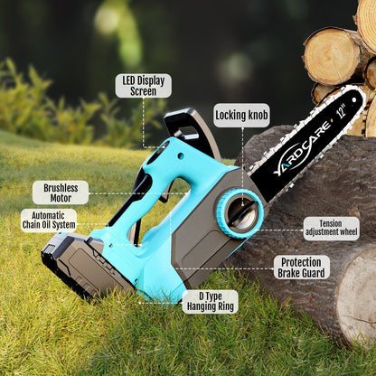 YARDCARE 12" bürstenlose Akku-Kettensägef