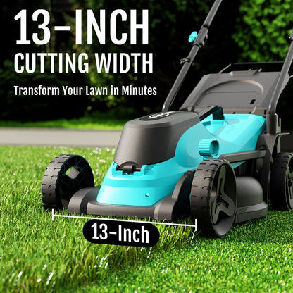 YARDCARE 13" bürstenloser Akku-Rasenmäherf