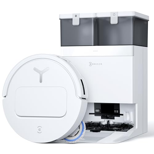 ECOVACS DEEBOT T50 Omni Gen2 Saugroboter: 21.000 Pa, Wischfunktion, ZeroTangle, All-in-One Station, Weißd