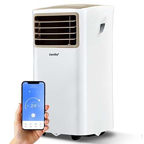 Comfee Mobiles Klimagerät Pro 10000 BTU 3-in-1: Effiziente Raumkühlung, Entfeuchtung, Ventilationd