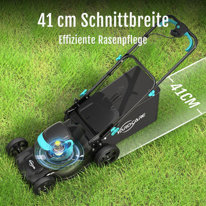 YARDCARE 16" bürstenloser Akku-Rasenmäherf