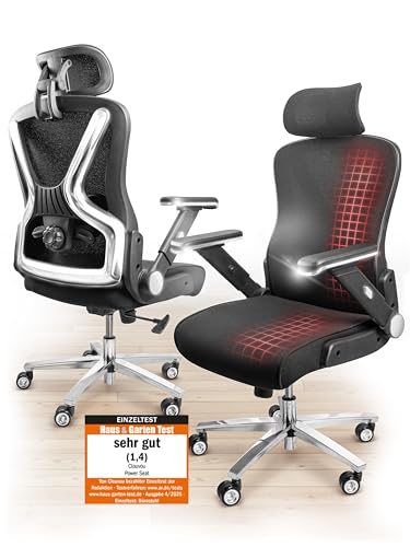 CLOUVOU MasterSeat Ergonomischer Bürostuhl: Testsieger, Individuell Anpassbar, Home Office & Gaming Stuhld