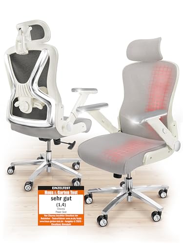 CLOUVOU MasterSeat Ergonomischer Bürostuhl: Testsieger, Individuell Anpassbar, Home Office & Gaming Stuhld
