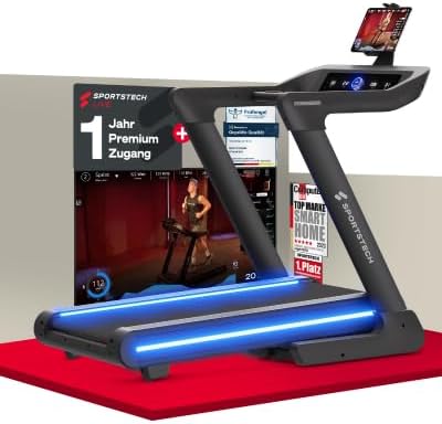 Sportstech sTread Pro/Lite: Klappbares Laufband, 20 km/h, 17 % Steigungl