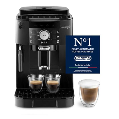 De'Longhi Magnifica Start Kaffeevollautomat, LatteCrema-Milchsystem, Espresso, Cappuccino, Soft-Touch, Schwarzd