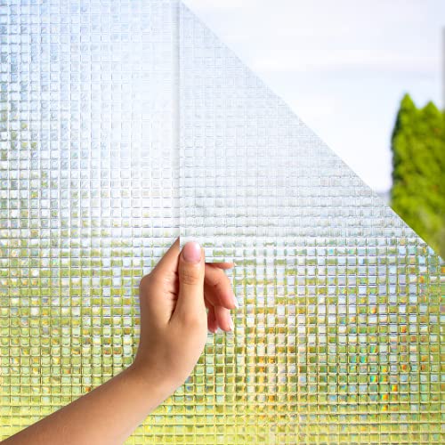 MARAPON® Matt Blickdichte Fensterfolie – Selbsthaftend für Privatsphäre, UV-Schutz, Milchglas-Effektd