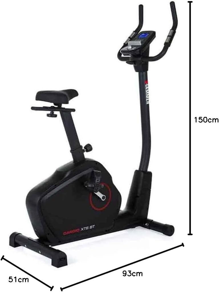 Hammer Cardio XT6/XT7 Ergometer Heimtrainer Fahrrad mit Bluetooth & Appl