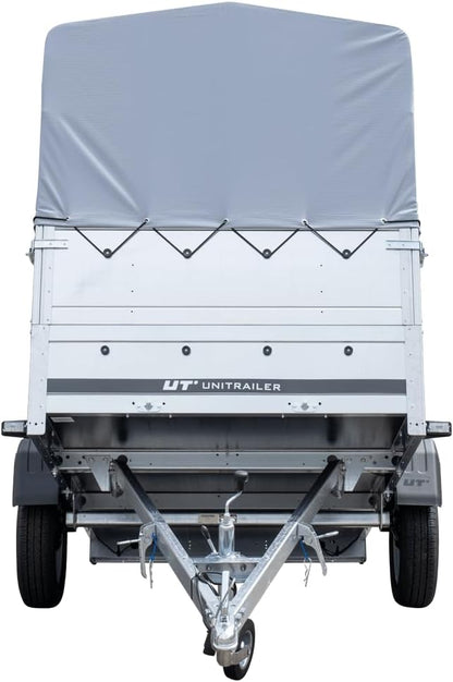 Unitrailer Tilting Hanger 230 with High Tarpaulin and Jockey Wheell