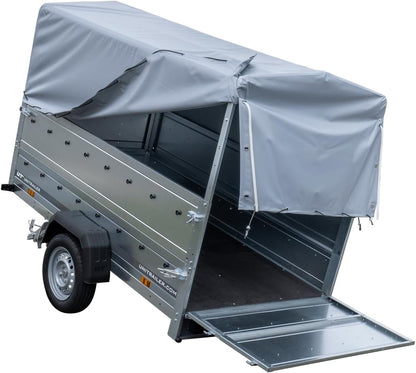 Unitrailer Tilting Hanger 230 with High Tarpaulin and Jockey Wheell