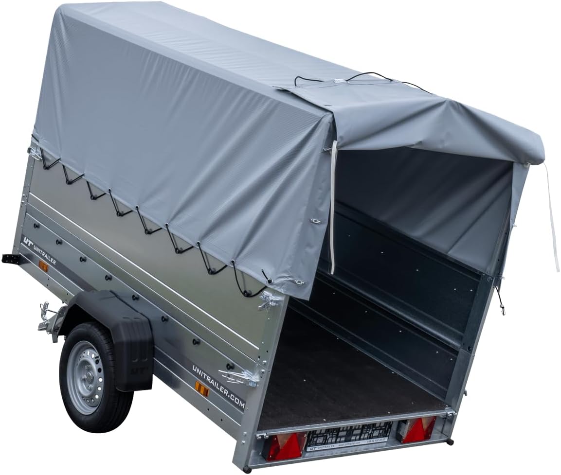 Unitrailer Tilting Hanger 230 with High Tarpaulin and Jockey Wheell