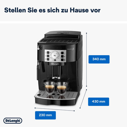 De'Longhi Magnifica S ECAM 22.110.B: Voller Kaffeegenuss auf Knopfdruck mit Milchschaum-Düsed