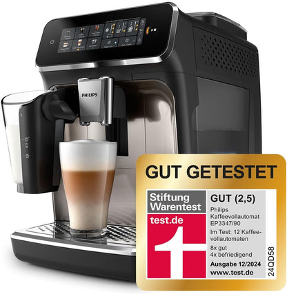 Philips 3300 Kaffeevollautomat LatteGo: Cremiger Milchschaum, Leise, Einfachste Reinigungd