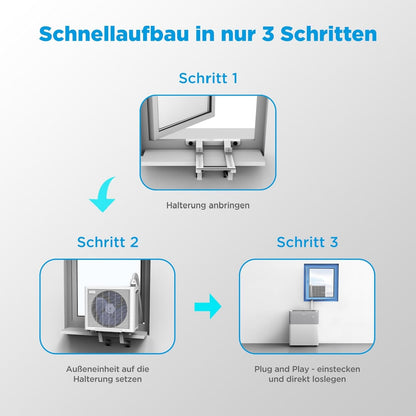Midea PortaSplit Mobile Klimaanlage: Leise, Effizient, Kühlen, Heizen, Entfeuchtend