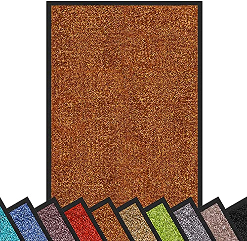 etm Robuste Schmutzfangmatte, Waschbar, Rutschfest, Hohe Reinigungswirkung für Zuhause & Gewerbed