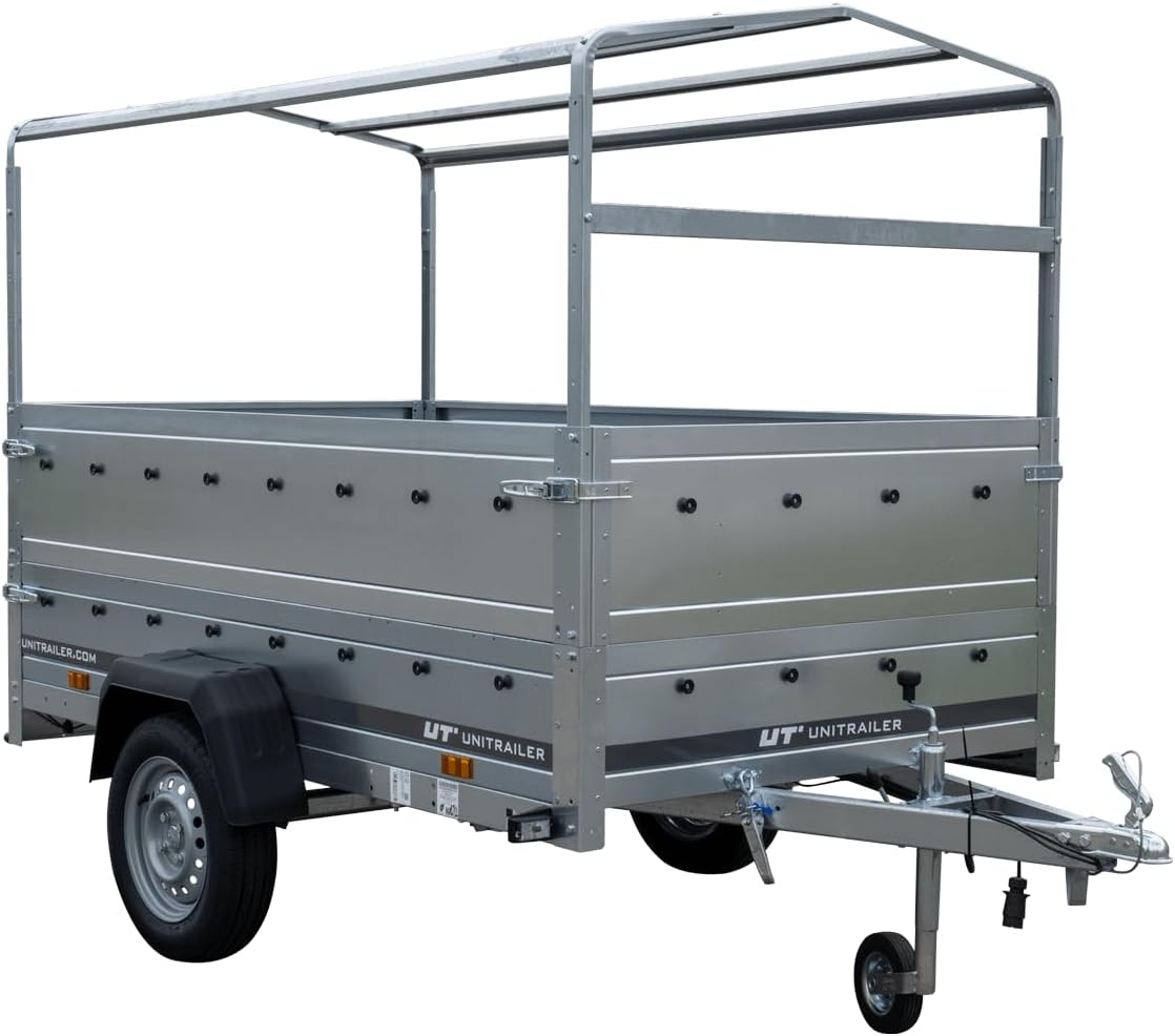 Unitrailer Tilting Hanger 230 with High Tarpaulin and Jockey Wheell