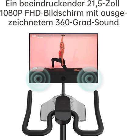 YESOUL G1M Plus: Leises Indoor‑Bike mit 21,5″ FHD‑Displayl