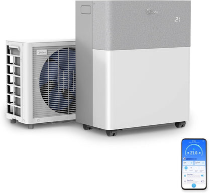 Midea PortaSplit Mobile Klimaanlage: Leise, Effizient, Kühlen, Heizen, Entfeuchtend