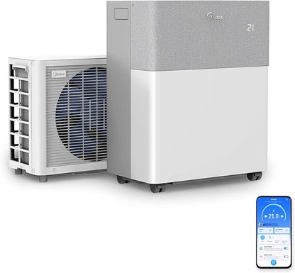Midea PortaSplit Mobile Klimaanlage: Leise, Effizient, Kühlen, Heizen, Entfeuchtend