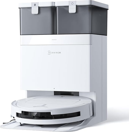 ECOVACS DEEBOT T50 Omni Gen2 Saugroboter: 21.000 Pa, Wischfunktion, ZeroTangle, All-in-One Station, Weißd