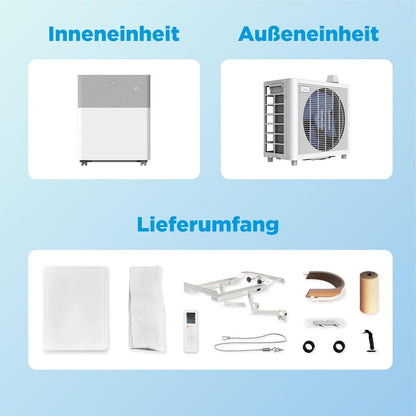 Midea PortaSplit Mobile Klimaanlage: Leise, Effizient, Kühlen, Heizen, Entfeuchtend