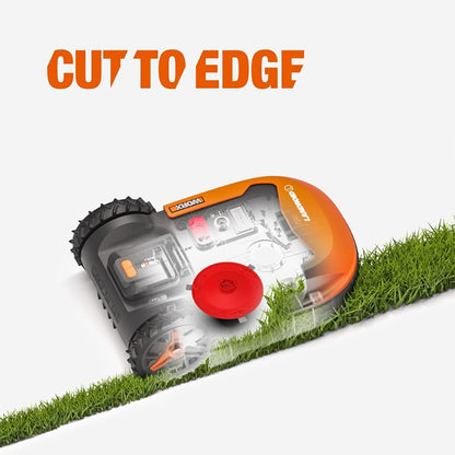 WORX M WR141E Mähroboter 500 m² für kleine Gärten, Akku & Selbstfahrendf