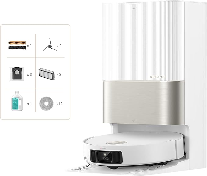 dreame X50 Ultra Complete Saugroboter: Intelligente Wischfunktion, 20.000 Pa, Hindernisüberwindungd