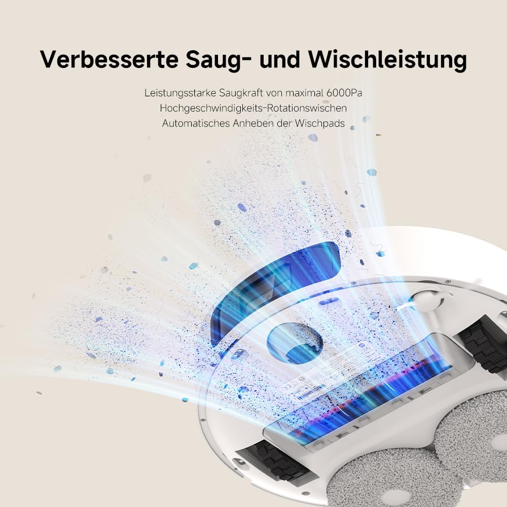 Xiaomi Robot Vacuum X20+ Saugroboter: 6000Pa, Absaugstation, Auto-Trocknung, LDS Navigationd