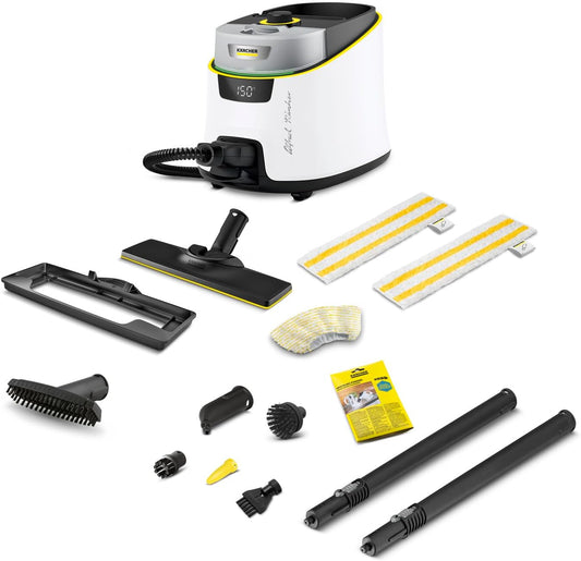 Kärcher SC 5 Deluxe Dampfreiniger: 4 Bar, 1400 Quadratfuß, 2250W, Schnell, Teppichgleiterd