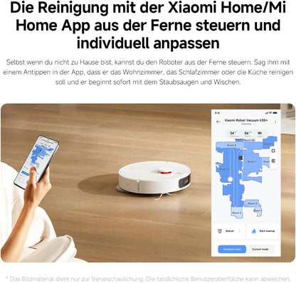 Xiaomi Robot Vacuum X20+ Saugroboter: 6000Pa, Absaugstation, Auto-Trocknung, LDS Navigationd