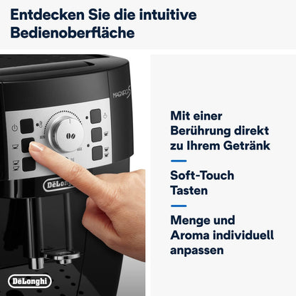 De'Longhi Magnifica S ECAM 22.110.B: Voller Kaffeegenuss auf Knopfdruck mit Milchschaum-Düsed