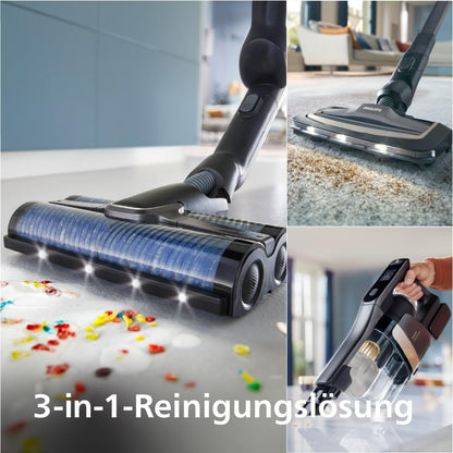 Philips AquaTrio Nass- & Trockensauger, 3-in-1, AquaSpin, Selbstreinigung, Tiefschwarzd