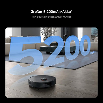 Xiaomi X20 Max, 8,000Pa, Dual Mop, Heißwasser, 75 Tage Staub, 5200mAhf