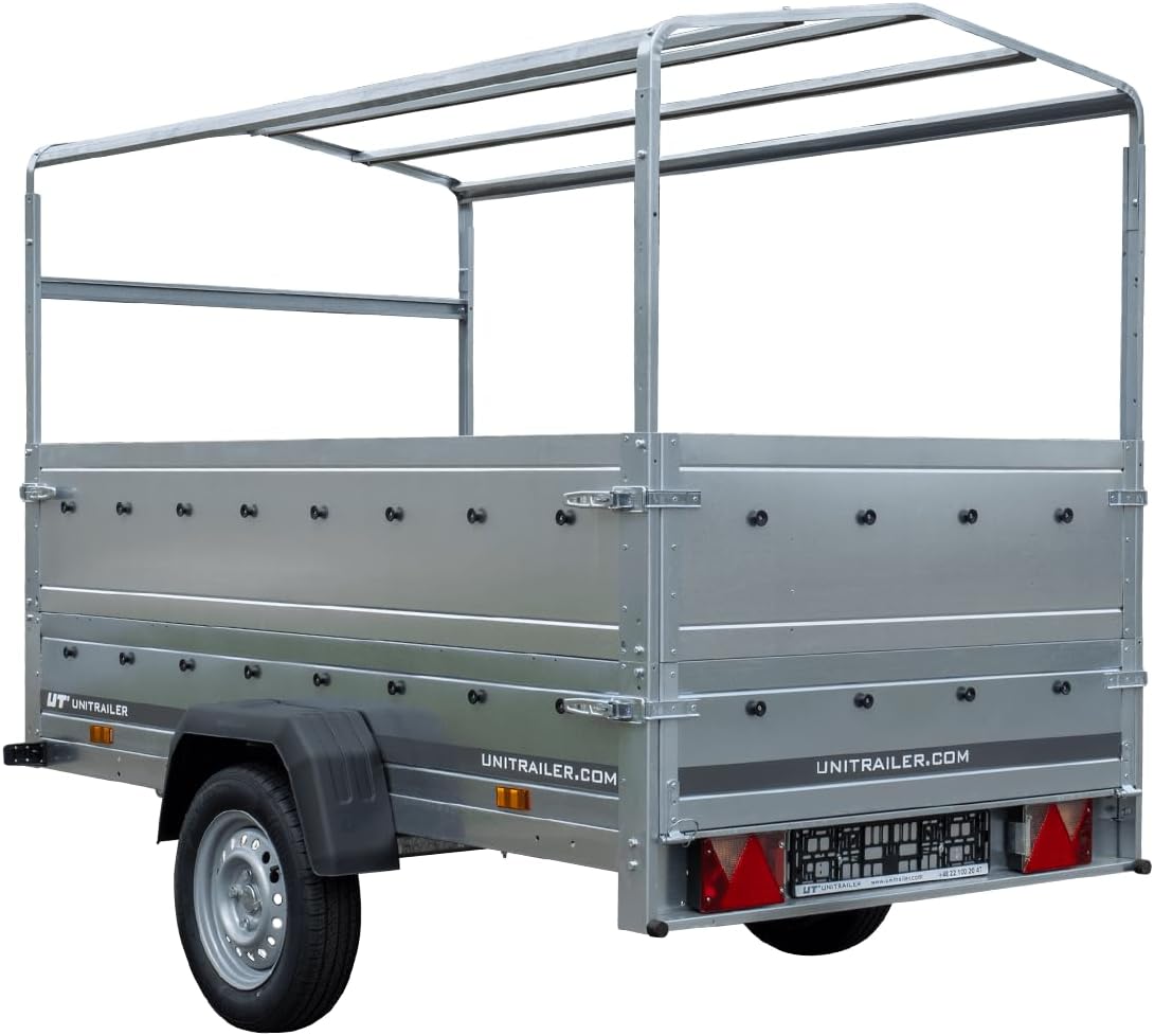 Unitrailer Tilting Hanger 230 with High Tarpaulin and Jockey Wheell