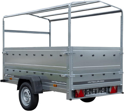 Unitrailer Tilting Hanger 230 with High Tarpaulin and Jockey Wheell