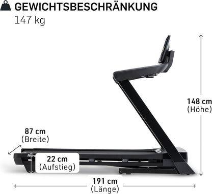 NordicTrack T-Serie: Laufband für Zuhause mit Steigung, Bluetooth & hoher Tragkraftl