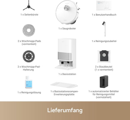 dreame L10s Ultra Gen 2 Saugroboter, MopExtend, 10.000Pa Vormax, Tierfreundlich, Vollautomatischd