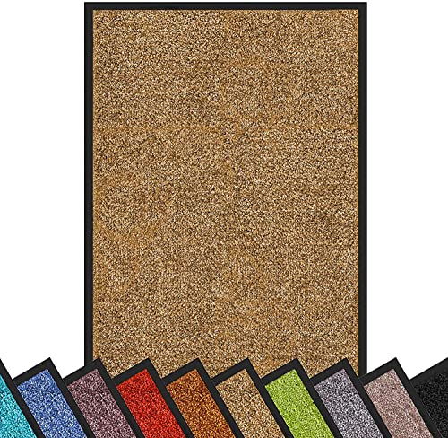 etm Robuste Schmutzfangmatte, Waschbar, Rutschfest, Hohe Reinigungswirkung für Zuhause & Gewerbed