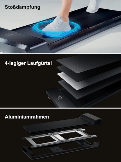 Kingsmith Klappbares Laufband: Für Büro & Zuhause mit LED‑Display & Appl