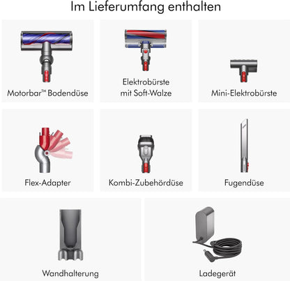 Dyson V10 Absolute Kabelloser Staubsauger: Leistungsstark, Vielseitig, Haar-Entwirrend, für Jedes Zuhaused
