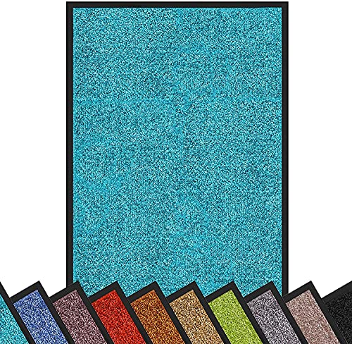 etm Robuste Schmutzfangmatte, Waschbar, Rutschfest, Hohe Reinigungswirkung für Zuhause & Gewerbed