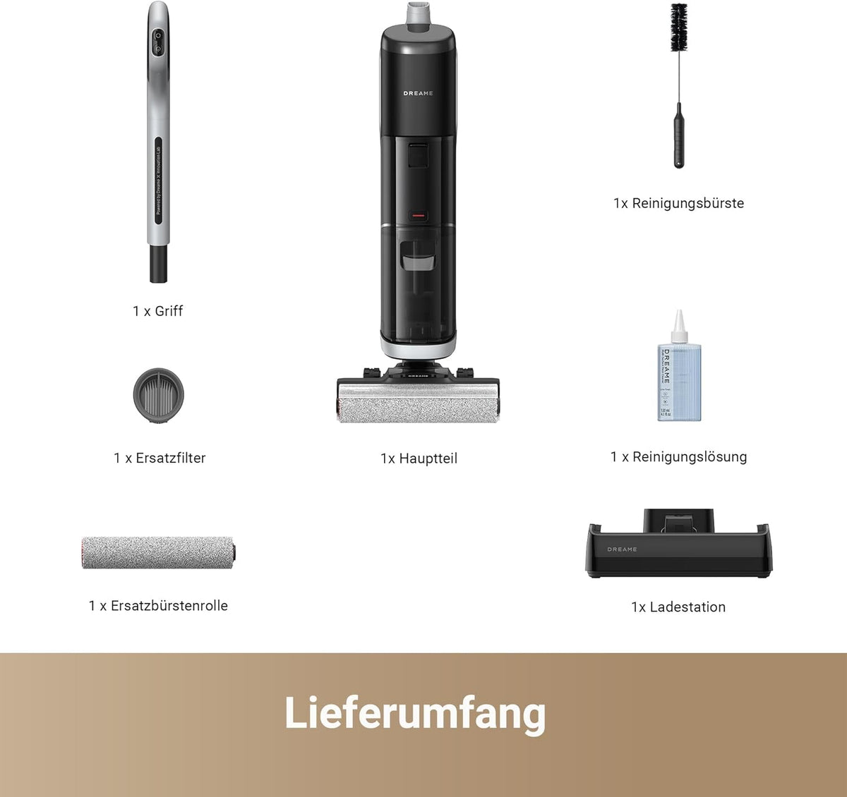 Dreame H14 Pro, 18kPa, Nass/Trocken, 180° Flach, Appf